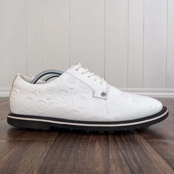 G/FORE Gallivanter Debossed Skull & Tees Leather Golf Shoe Size 13 G4MS20EF22 - Picture 16 of 16